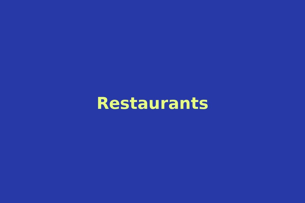 Restaurants