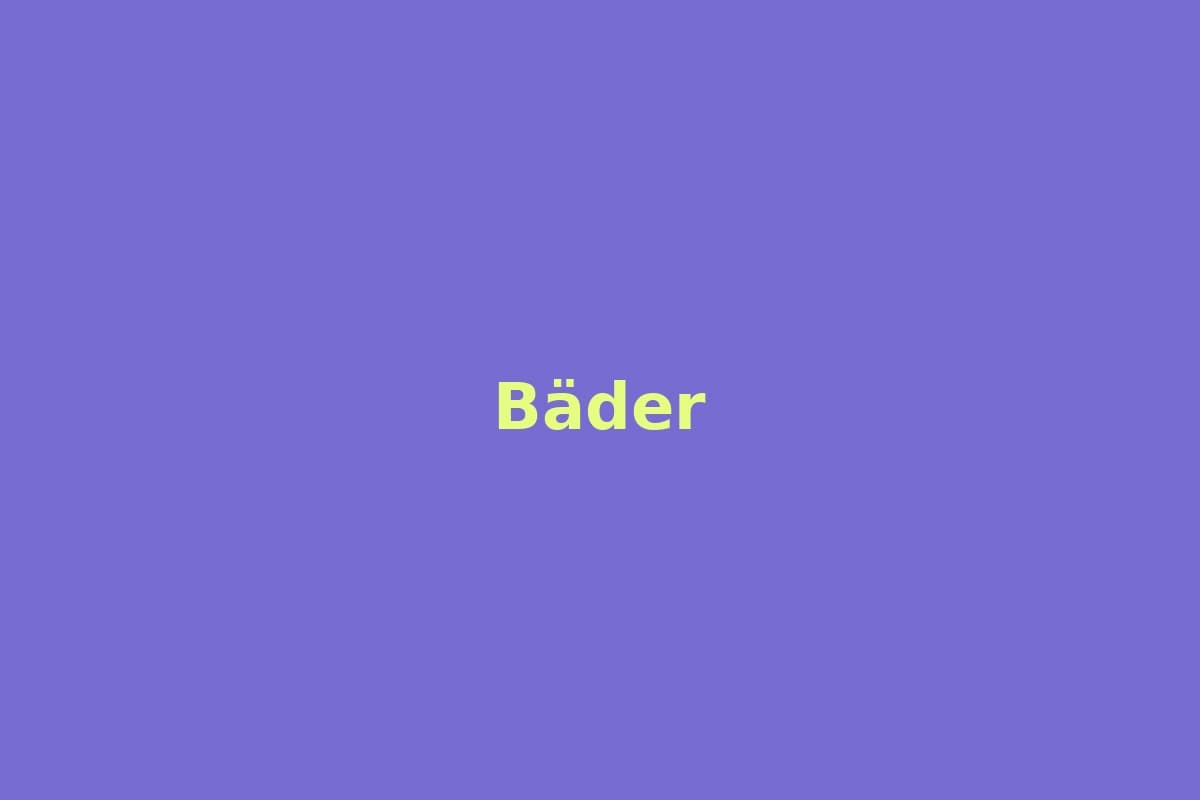 Bäder