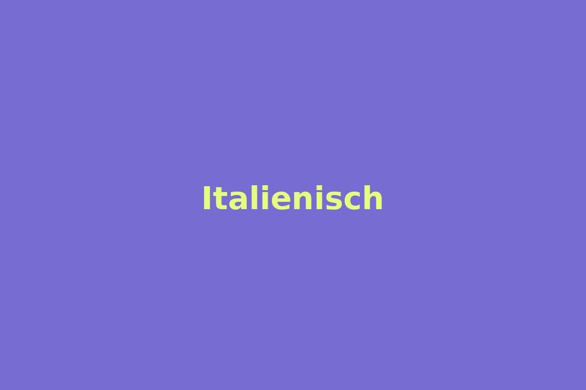 Italienisch